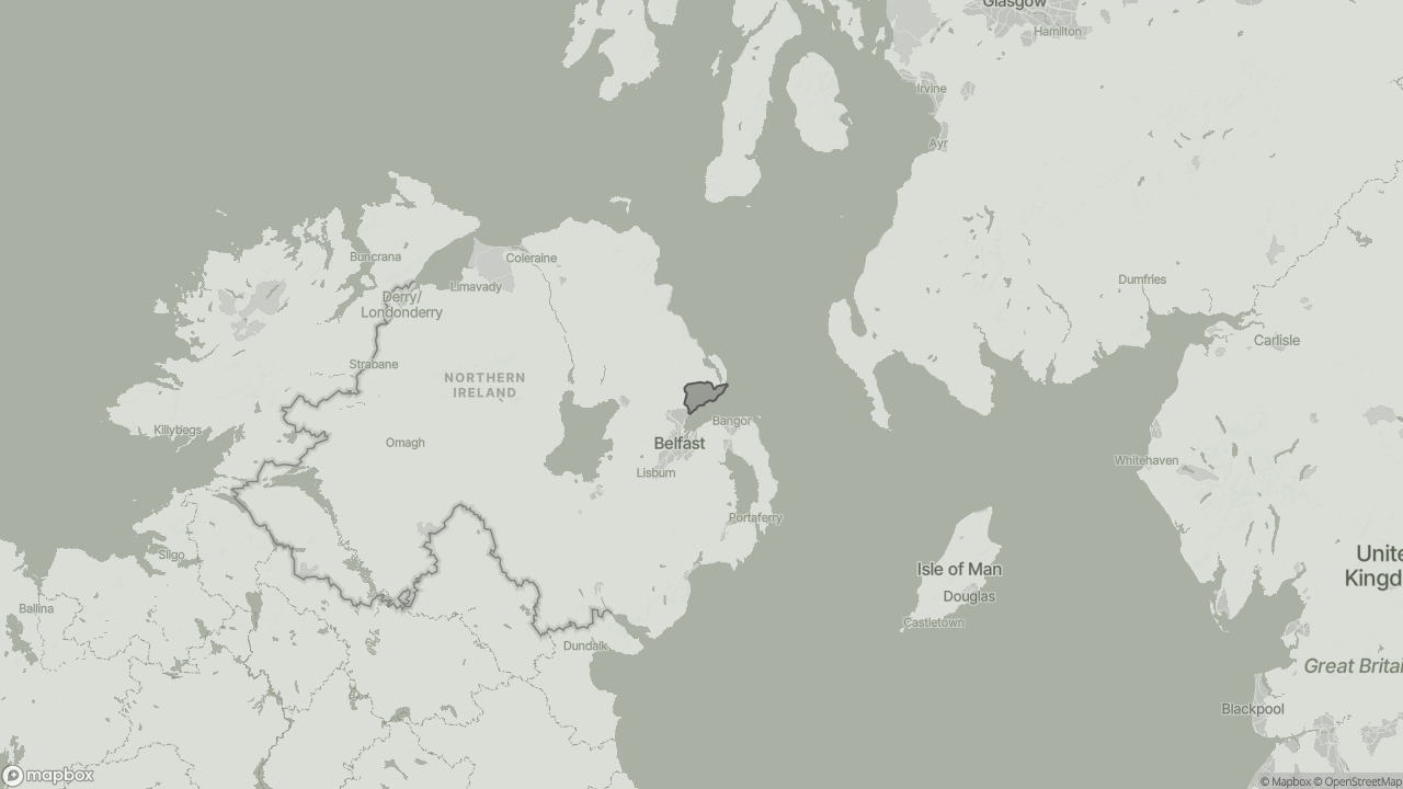 Map of Cost of Live-in Care in Carrickfergus showing towns we provide care in