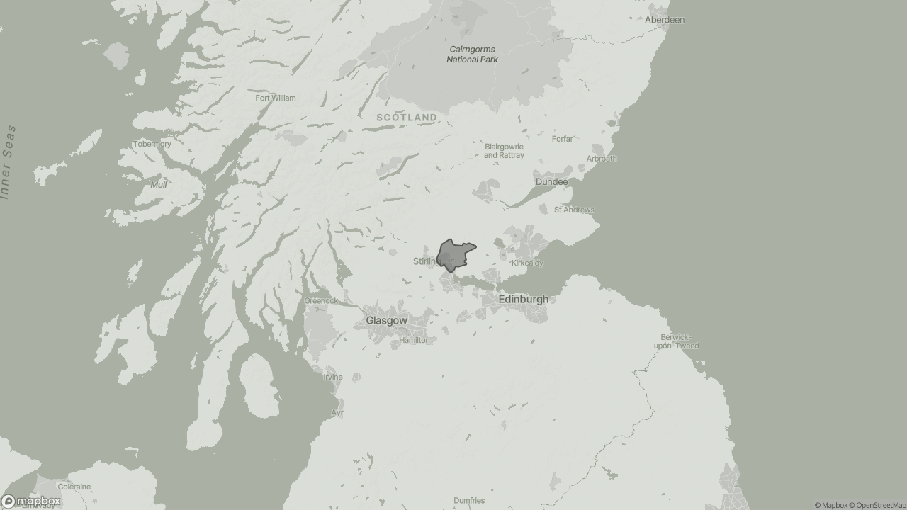 Map of Cost of Live-in Care in Clackmannanshire showing towns we provide care in