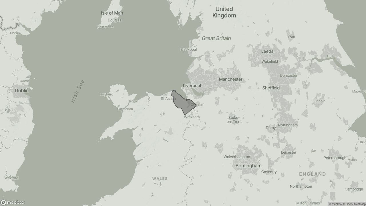 Map of Cost of Live-in Care in Flintshire showing towns we provide care in
