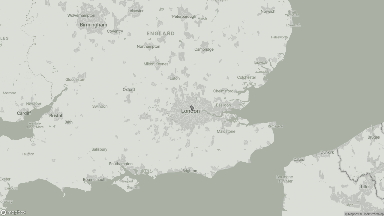 Map of Cost of Live-in Care in Islington showing towns we provide care in