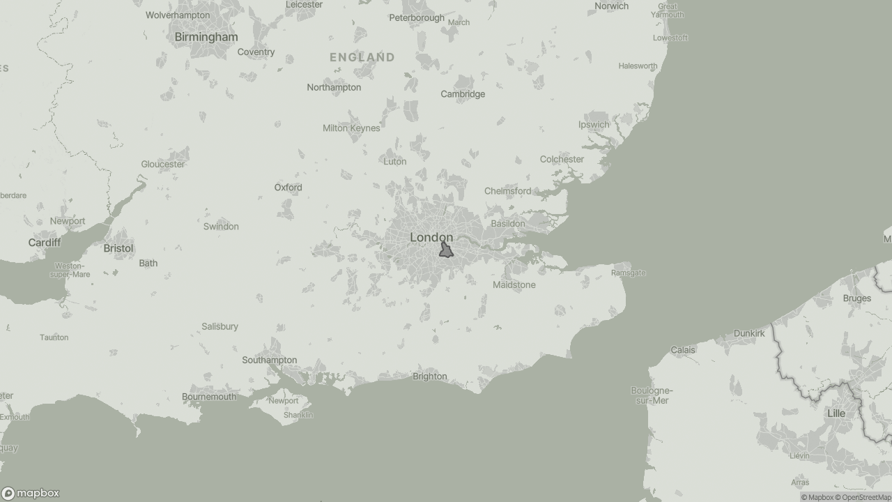 Map of Cost of Live-in Care in Lewisham showing towns we provide care in