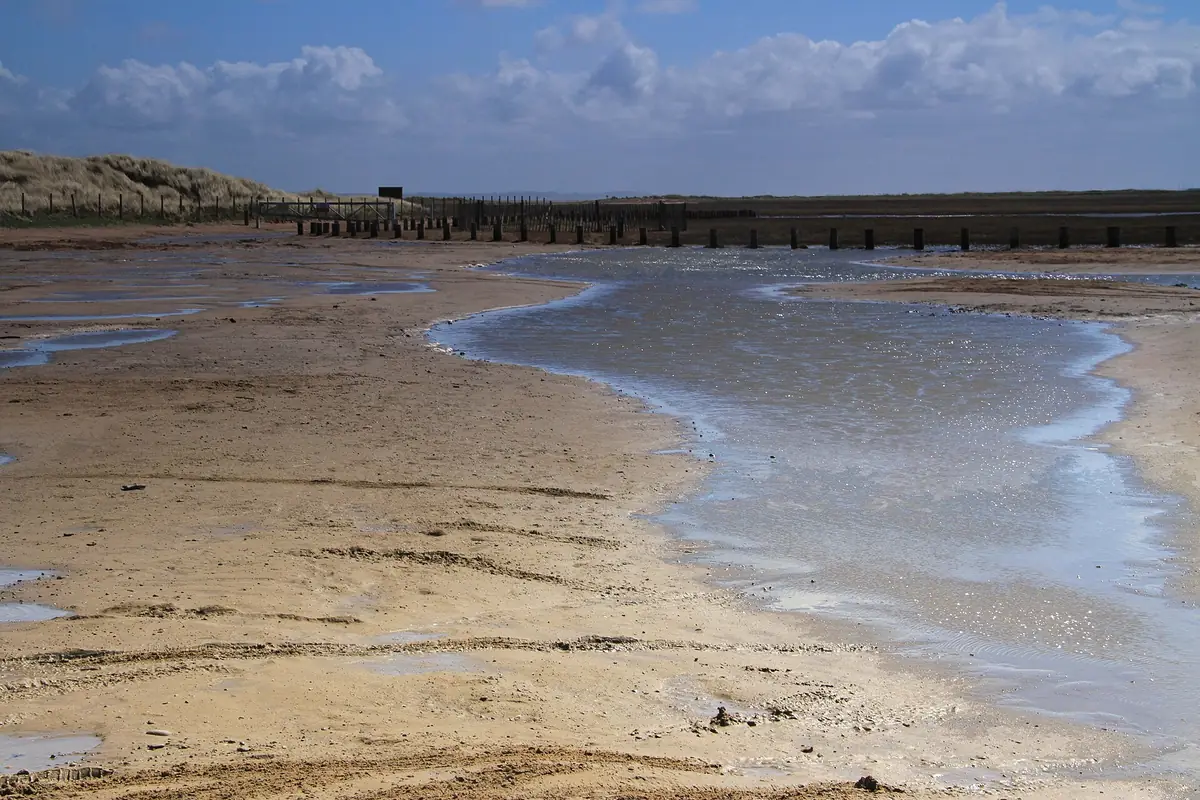 Talacre Beach and Point of Ayr Lighthouse, Talacre