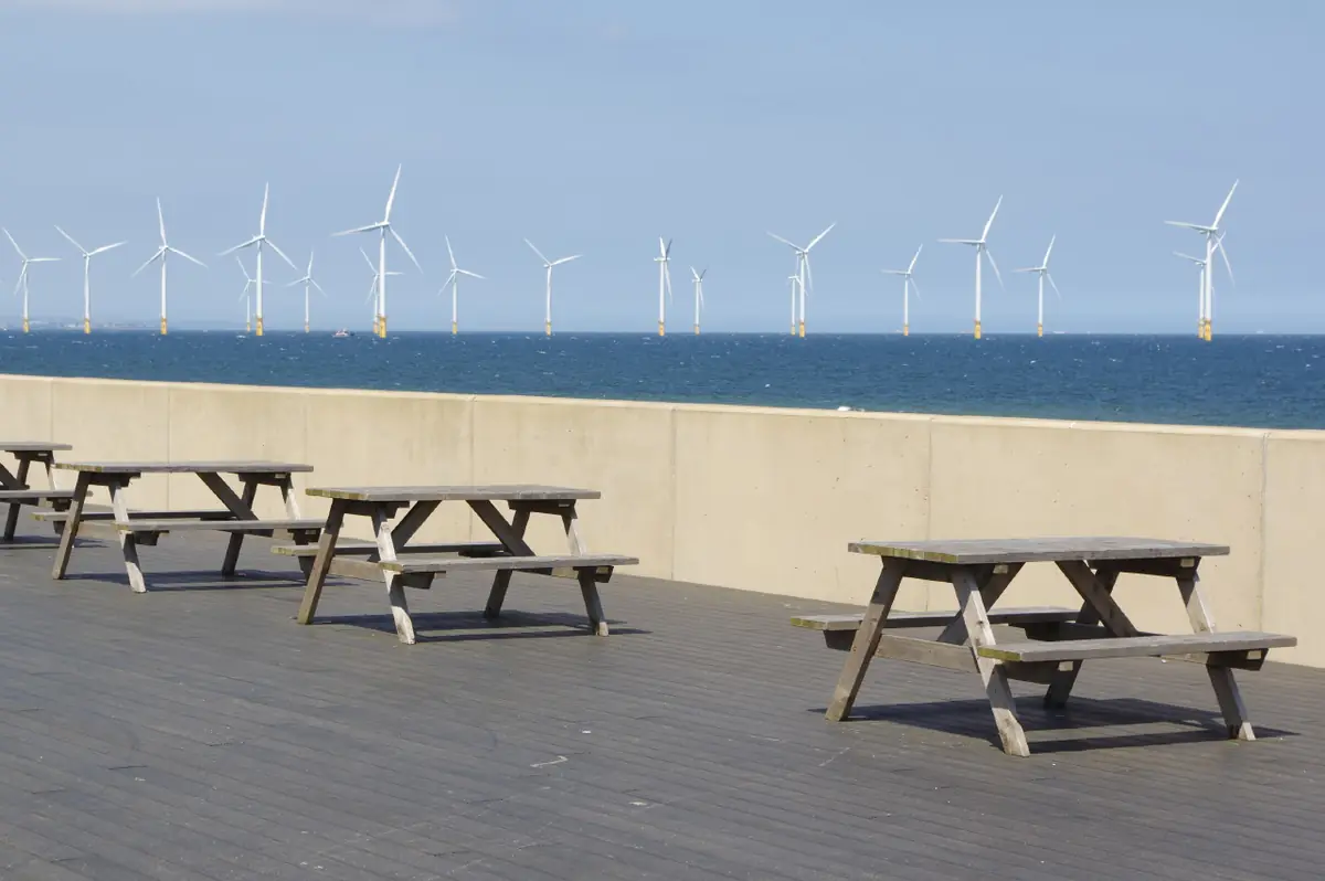 Redcar Beacon and seafront, Redcar