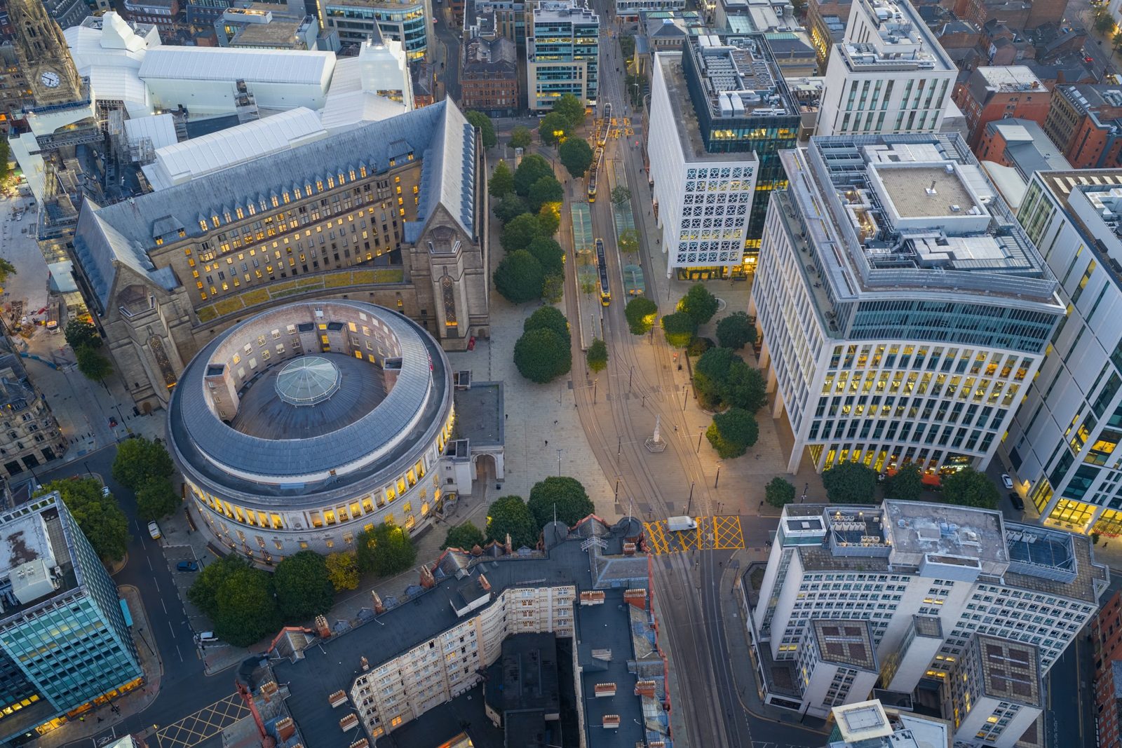Manchester city centre, Spinningfields